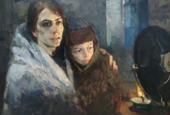 Ю.Н. Тулин. ЛЕНИНГРАДКА. Работа 1963 года Ю.Н. Тулин. ЛЕНИНГРАДКА. Работа 1963 года